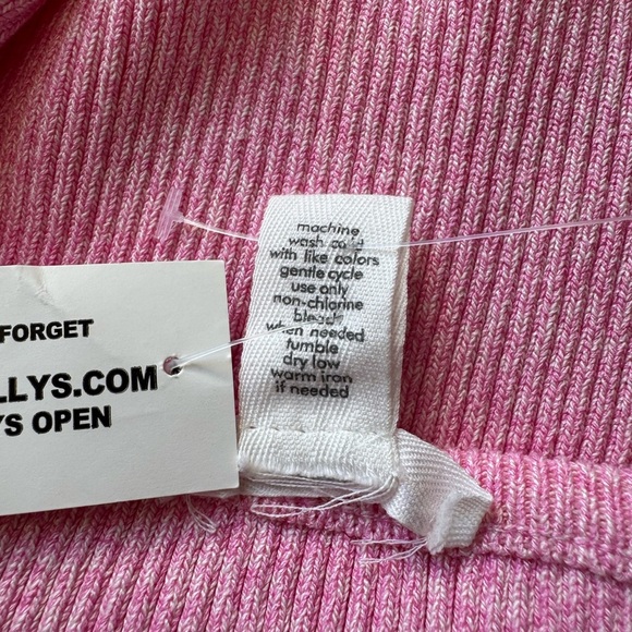 FULL TILT Womens Space Dye Halter Top Size XL Pink NEW - Picture 7 of 10